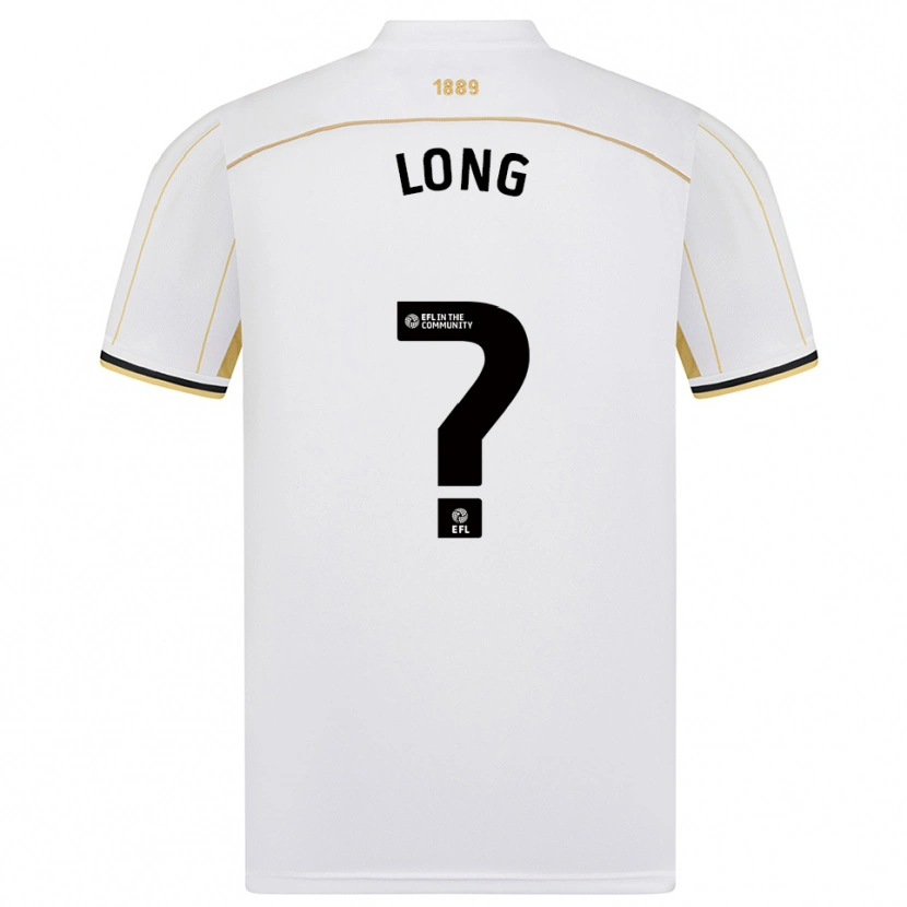 Danxen Kvinder Jaye Long #0 Hvid Guld Udebane Spillertrøjer 2025/26 Trøje T-Shirt