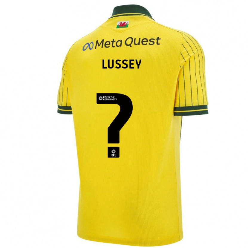 Danxen Kvinder Alfie Lussey #0 Gul Grøn Udebane Spillertrøjer 2025/26 Trøje T-Shirt