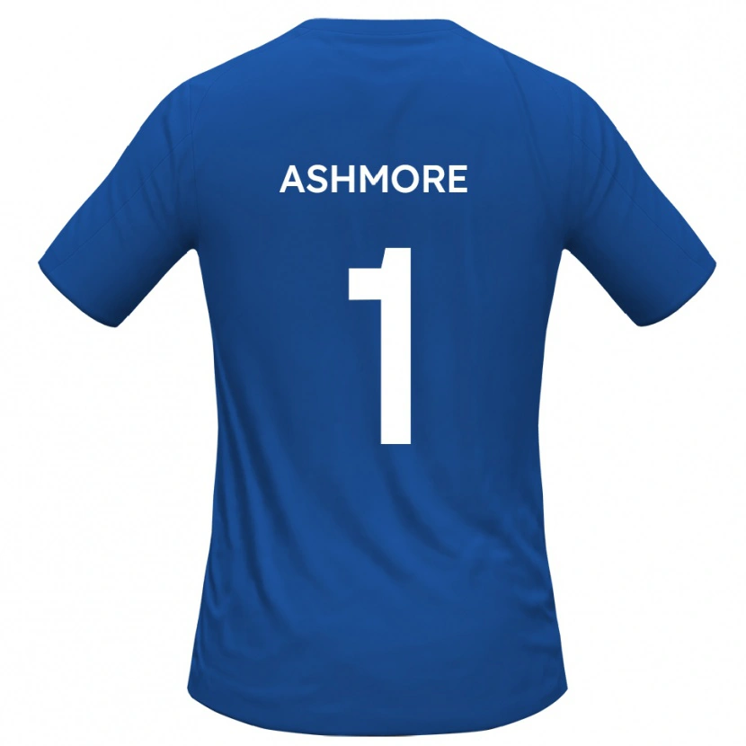 Danxen Kvinder Nathan Ashmore #1 Himmelblå Udebane Spillertrøjer 2025/26 Trøje T-Shirt