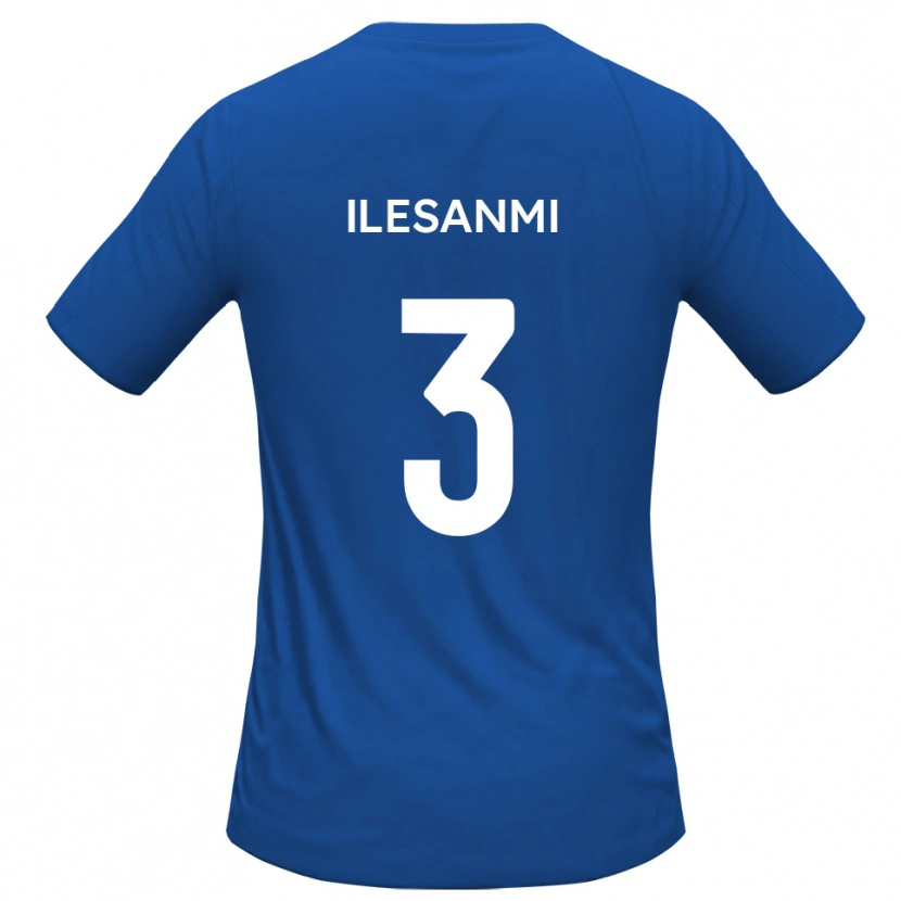 Danxen Kvinder Femi Ilesanmi #3 Himmelblå Udebane Spillertrøjer 2025/26 Trøje T-Shirt
