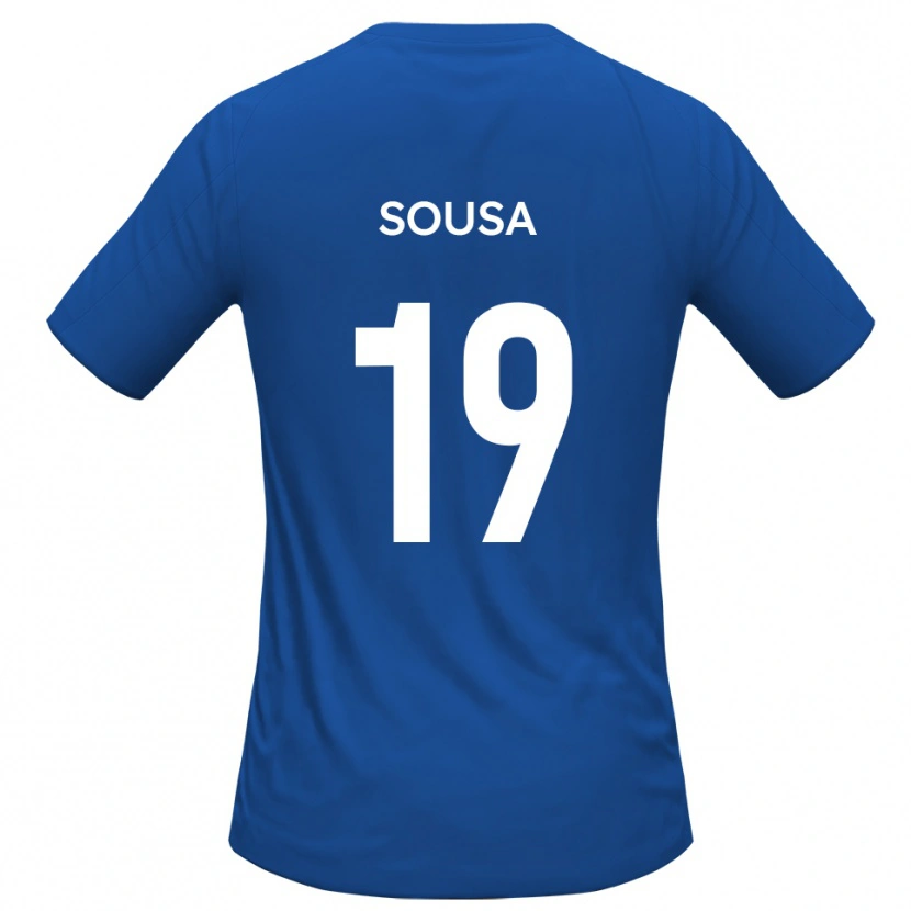 Danxen Kvinder Érico Sousa #19 Himmelblå Udebane Spillertrøjer 2025/26 Trøje T-Shirt