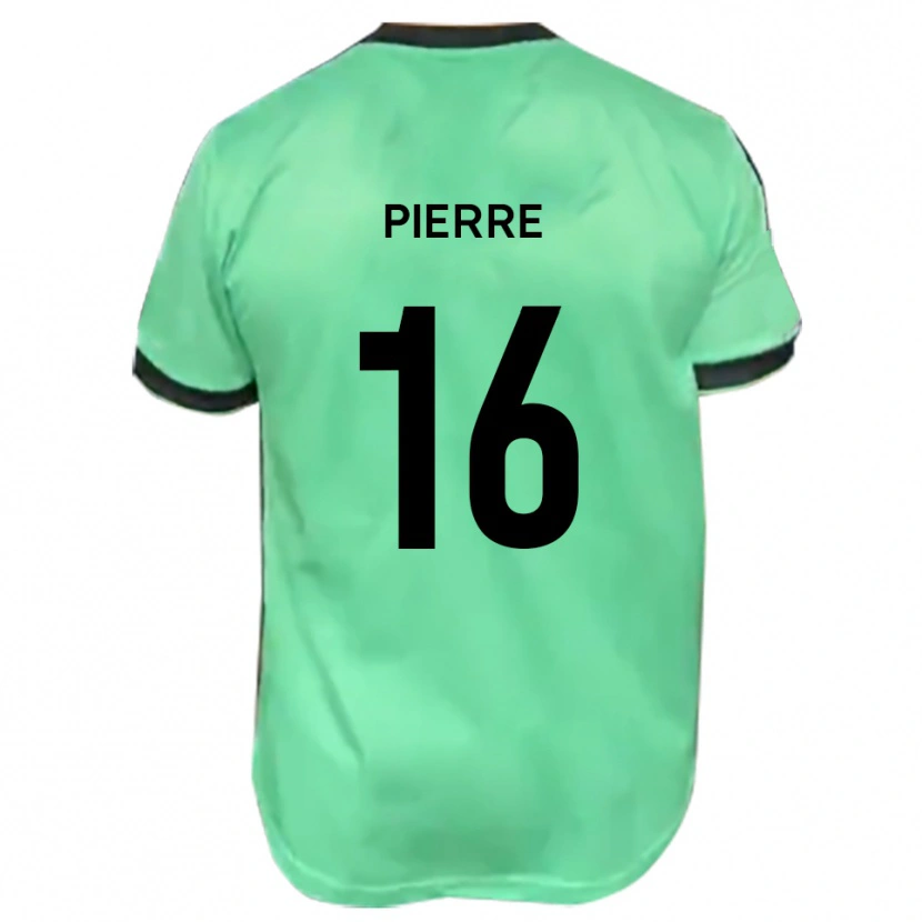 Danxen Kvinder Aaron Pierre #16 Turkis Sort Udebane Spillertrøjer 2025/26 Trøje T-Shirt