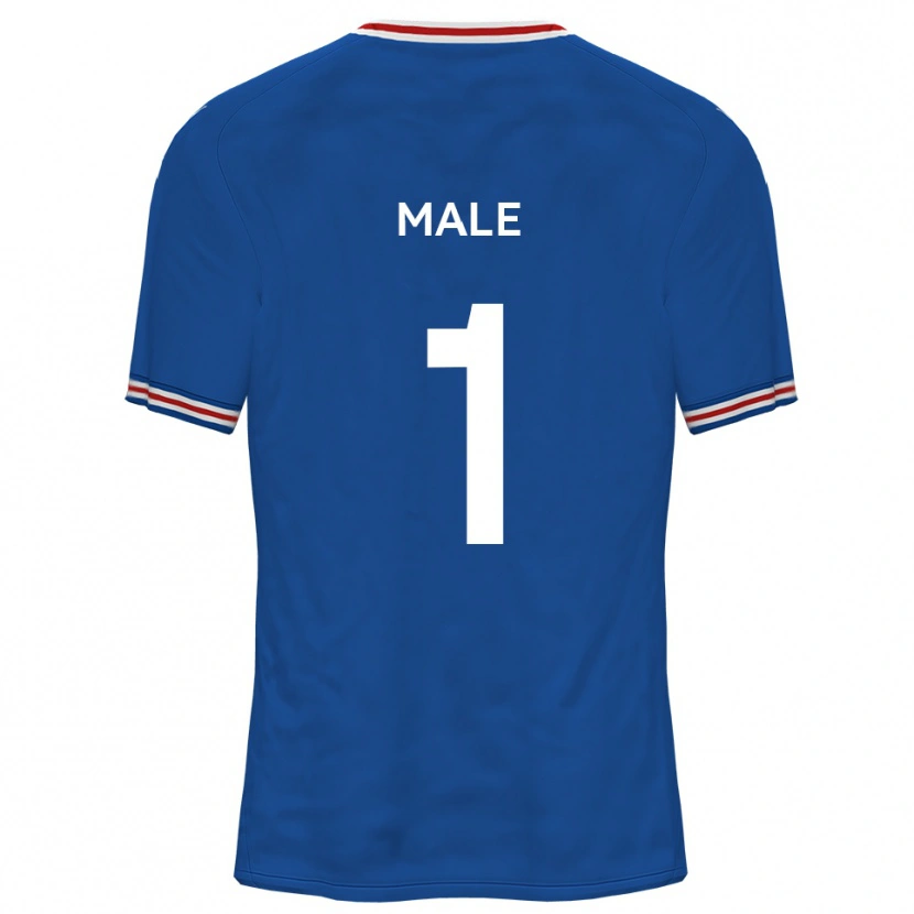 Danxen Kvinder Harrison Male #1 Dodger Blå Udebane Spillertrøjer 2025/26 Trøje T-Shirt