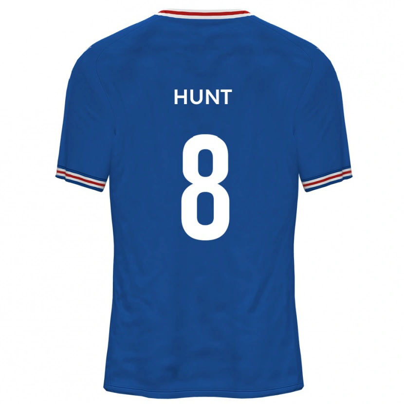Danxen Kvinder Alex Hunt #8 Dodger Blå Udebane Spillertrøjer 2025/26 Trøje T-Shirt