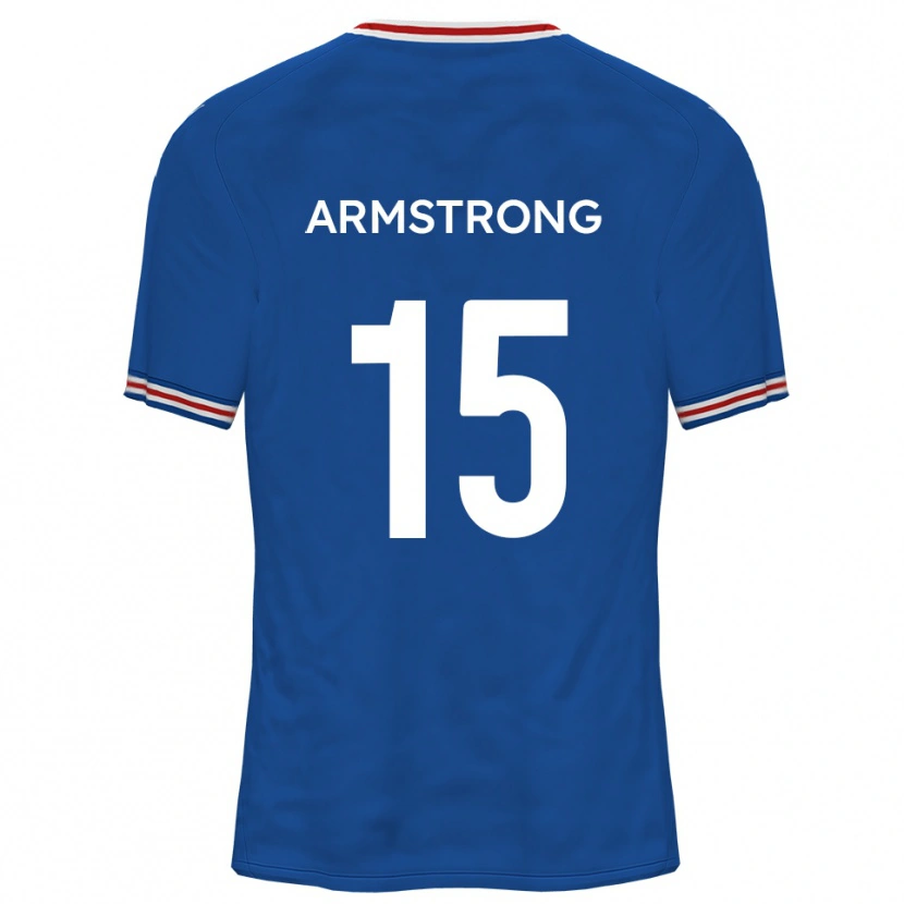 Danxen Kvinder Marvin Armstrong #15 Dodger Blå Udebane Spillertrøjer 2025/26 Trøje T-Shirt