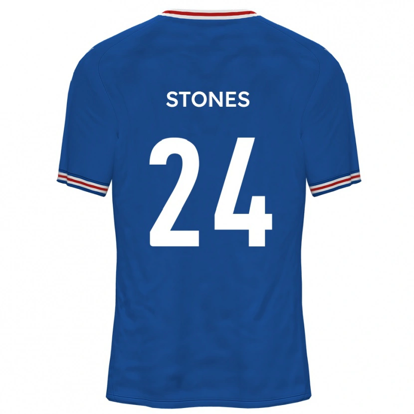 Danxen Kvinder Josh Stones #24 Dodger Blå Udebane Spillertrøjer 2025/26 Trøje T-Shirt