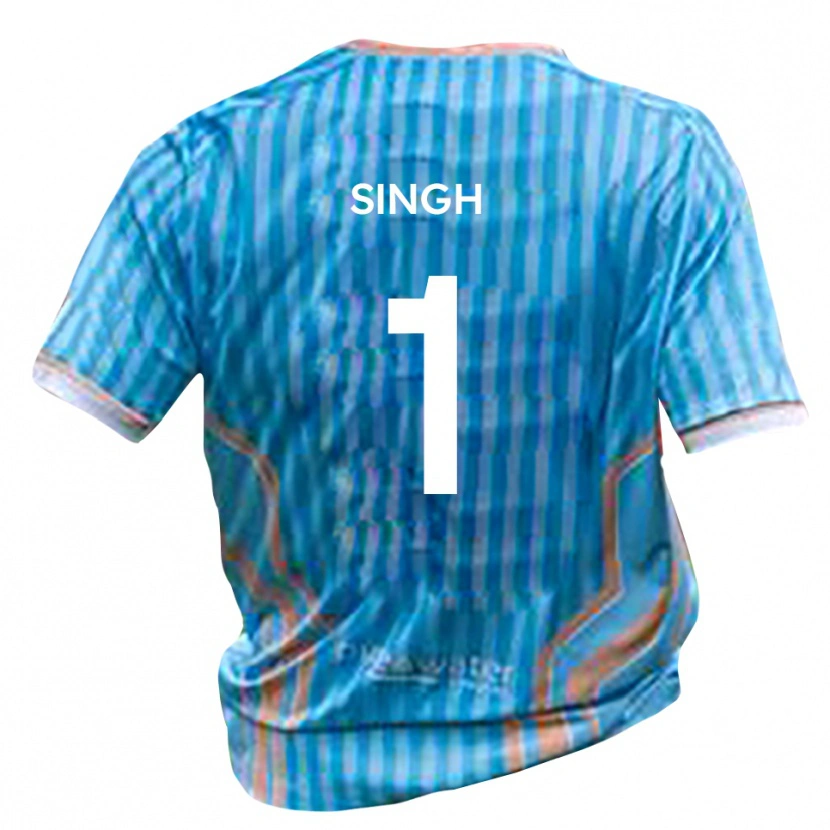 Danxen Kvinder Jas Singh #1 Sort Guld Udebane Spillertrøjer 2025/26 Trøje T-Shirt