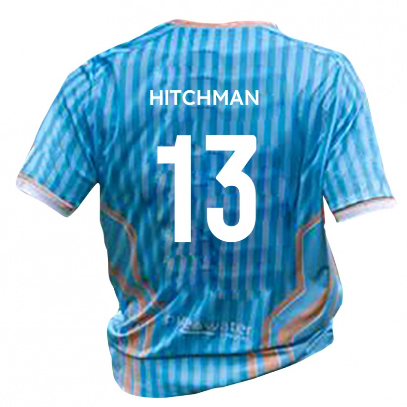 Danxen Kvinder Jack Hitchman #13 Sort Guld Udebane Spillertrøjer 2025/26 Trøje T-Shirt