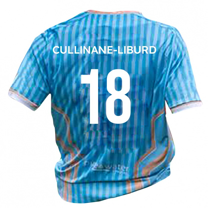 Danxen Kvinder Jordan Cullinane-Liburd #18 Sort Guld Udebane Spillertrøjer 2025/26 Trøje T-Shirt