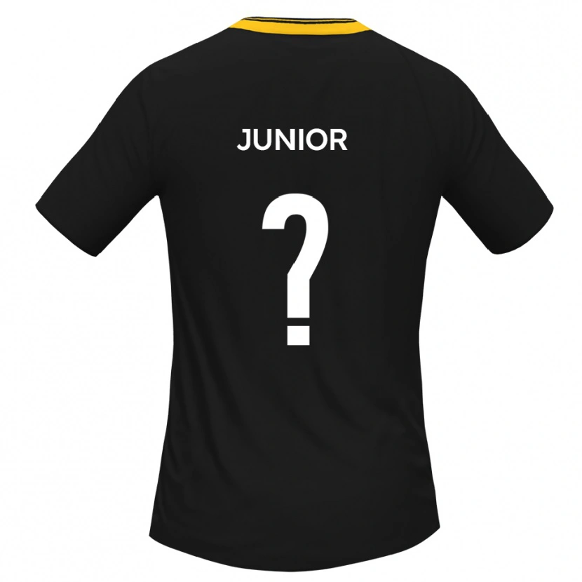 Danxen Kvinder Jordan Junior #0 Sort Gul Udebane Spillertrøjer 2025/26 Trøje T-Shirt