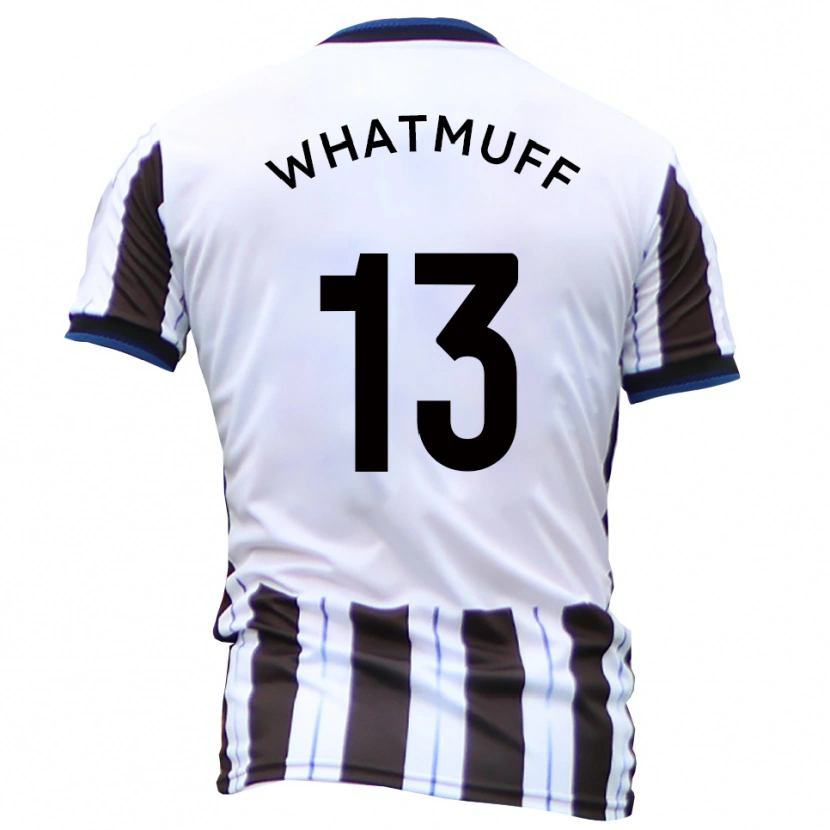 Danxen Kvinder Oliver Whatmuff #13 Hvid Sort Udebane Spillertrøjer 2025/26 Trøje T-Shirt