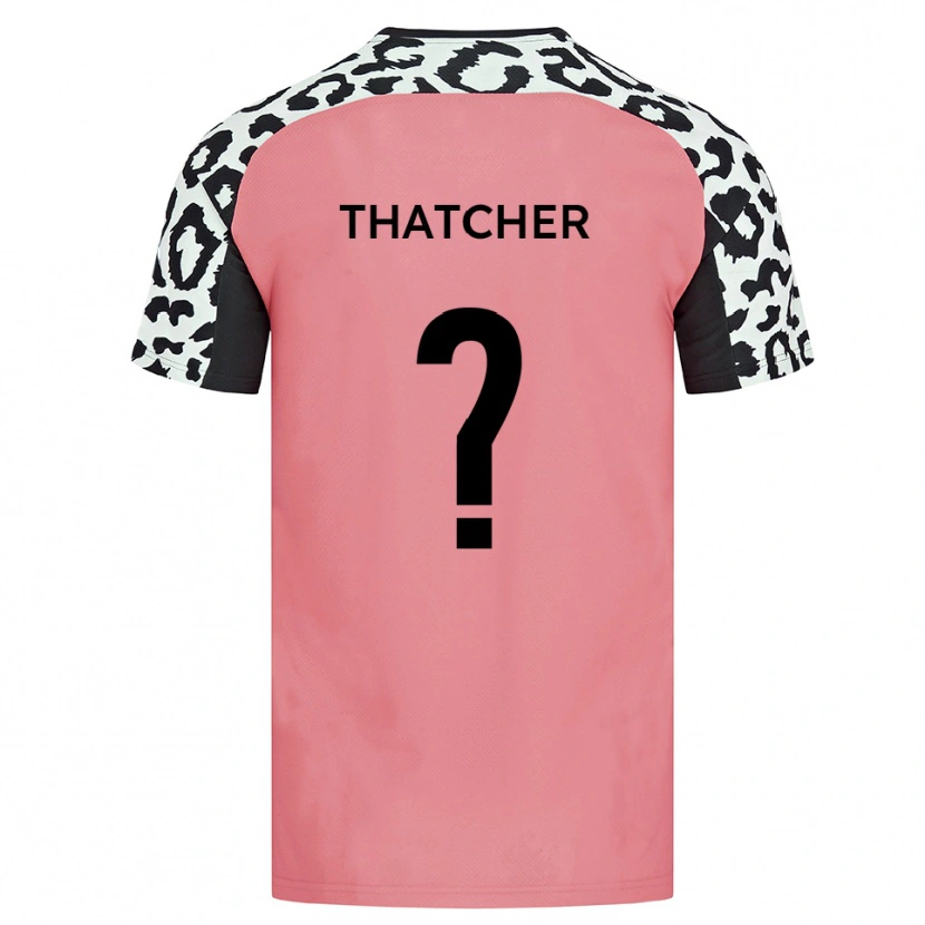 Danxen Kvinder Katie Thatcher #0 Pink Sort Udebane Spillertrøjer 2025/26 Trøje T-Shirt