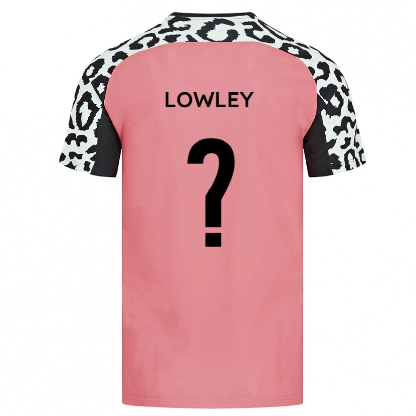 Danxen Kvinder Carys Lowley #0 Pink Sort Udebane Spillertrøjer 2025/26 Trøje T-Shirt
