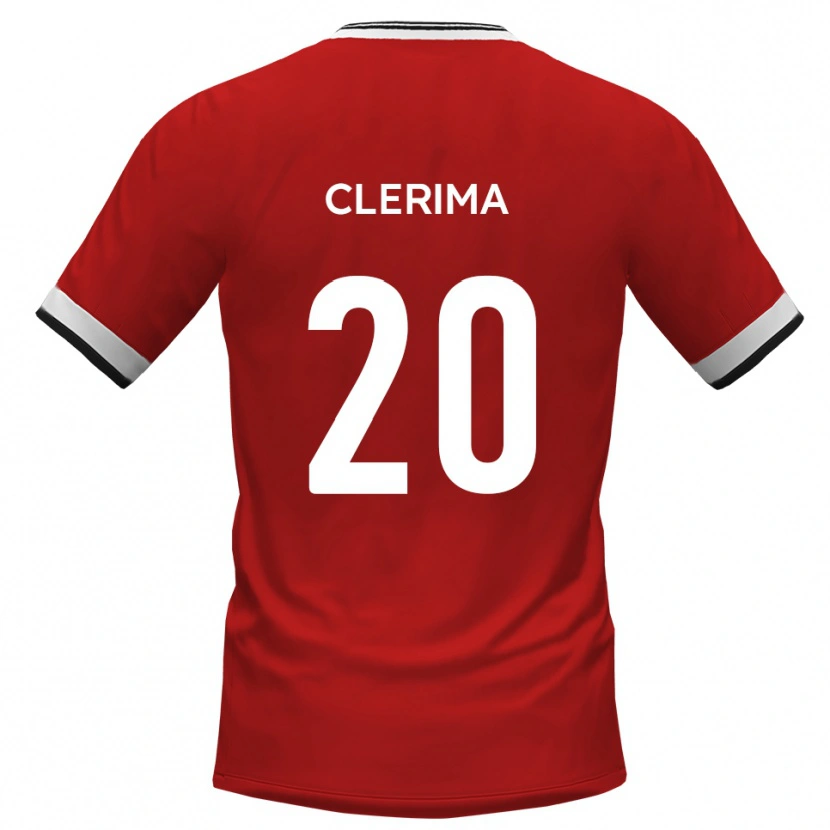 Danxen Kvinder Remy Clerima #20 Hvid Sort Udebane Spillertrøjer 2025/26 Trøje T-Shirt