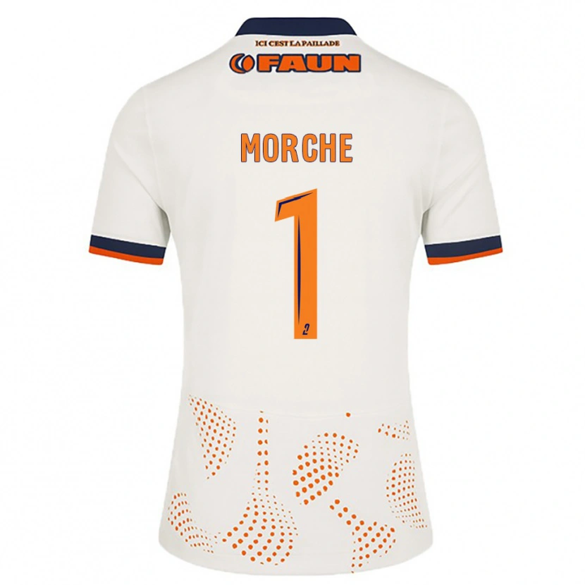 Danxen Kvinder Cosette Morché #1 Hvid Orange Udebane Spillertrøjer 2025/26 Trøje T-Shirt