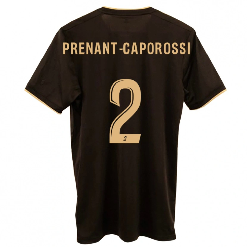 Danxen Kvinder Julien Prenant-Caporossi #2 Blå Rød Udebane Spillertrøjer 2025/26 Trøje T-Shirt