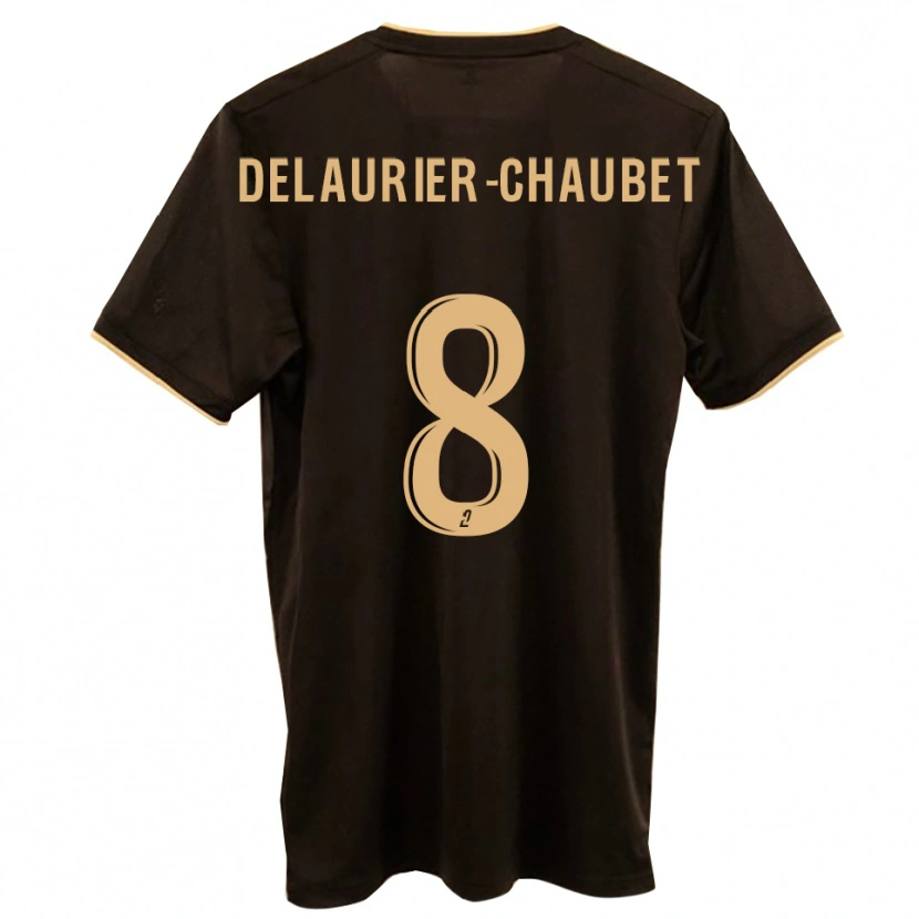 Danxen Kvinder Tom Delaurier-Chaubet #8 Blå Rød Udebane Spillertrøjer 2025/26 Trøje T-Shirt