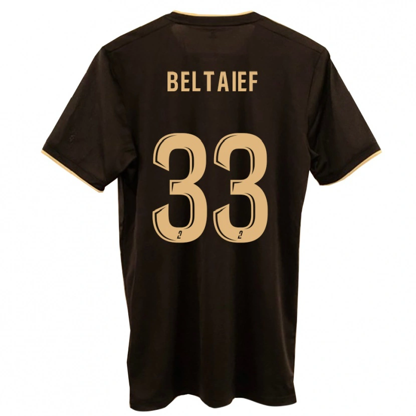 Danxen Kvinder Zyed Beltaief #33 Blå Rød Udebane Spillertrøjer 2025/26 Trøje T-Shirt