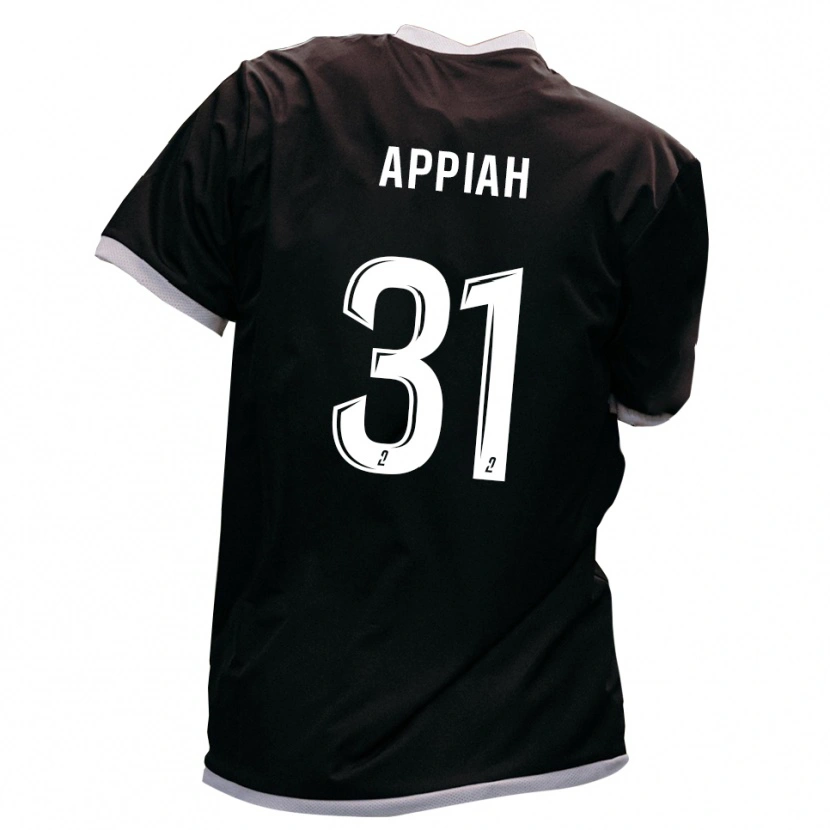 Danxen Kvinder Arvin Appiah #31 Sort Guld Udebane Spillertrøjer 2025/26 Trøje T-Shirt