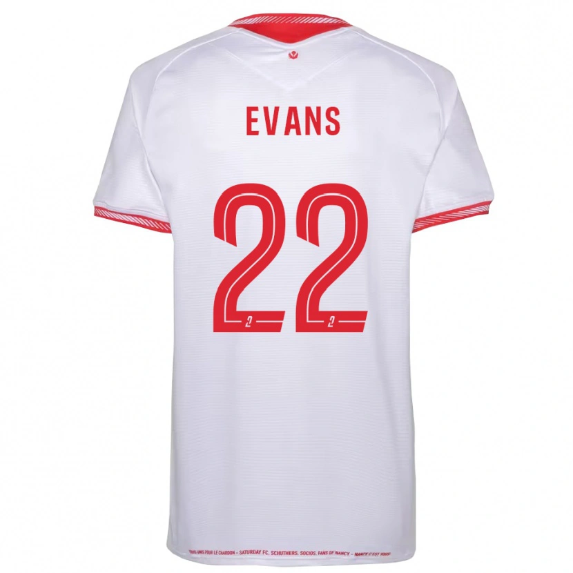Danxen Kvinder Jimmy Evans #22 Sort Rød Udebane Spillertrøjer 2025/26 Trøje T-Shirt