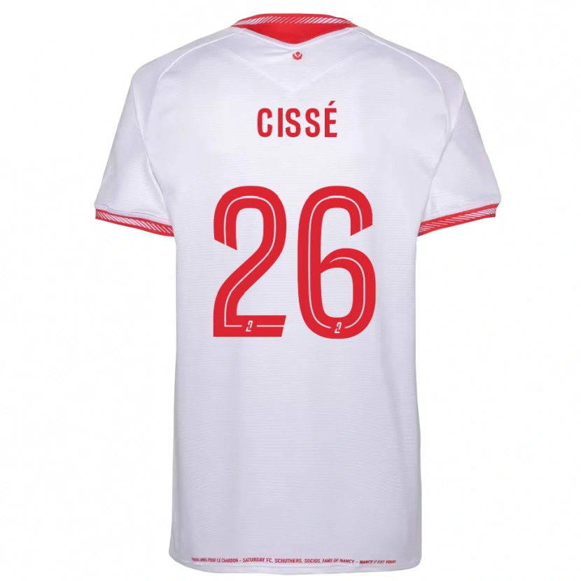 Danxen Kvinder Sidi Cissé #26 Sort Rød Udebane Spillertrøjer 2025/26 Trøje T-Shirt