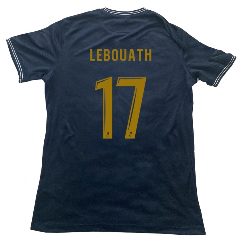Danxen Kvinder Salif Lebouath #17 Marine Guld Udebane Spillertrøjer 2025/26 Trøje T-Shirt