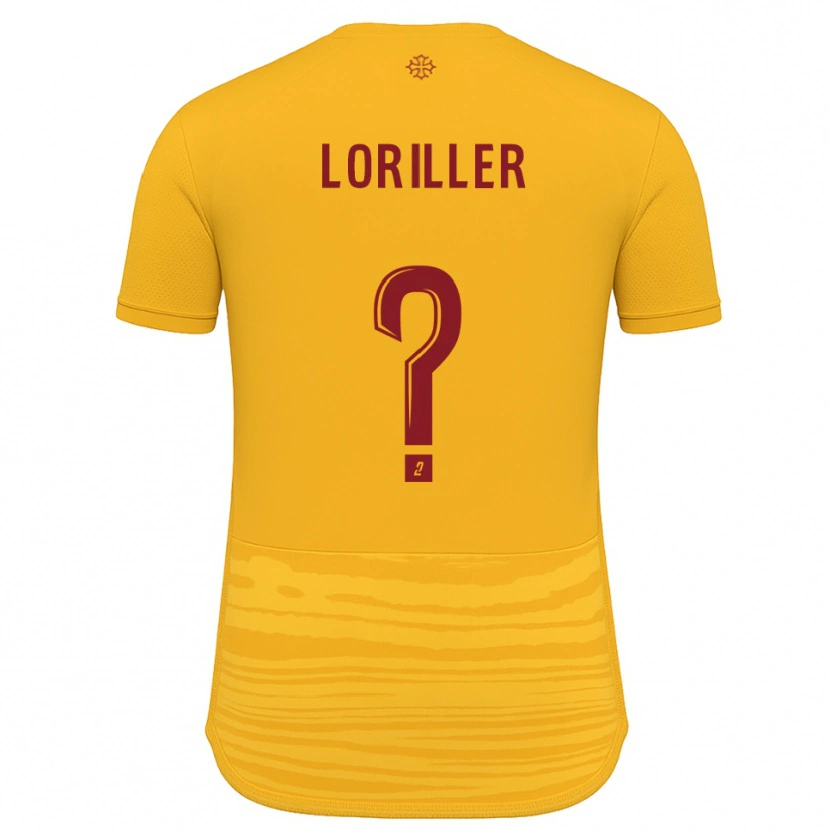Danxen Kvinder Anthonin Loriller #0 Orange Burgundy Udebane Spillertrøjer 2025/26 Trøje T-Shirt