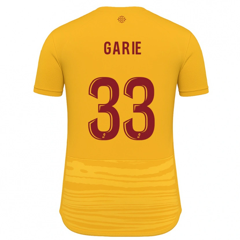 Danxen Kvinder Hugo Garie #33 Orange Burgundy Udebane Spillertrøjer 2025/26 Trøje T-Shirt