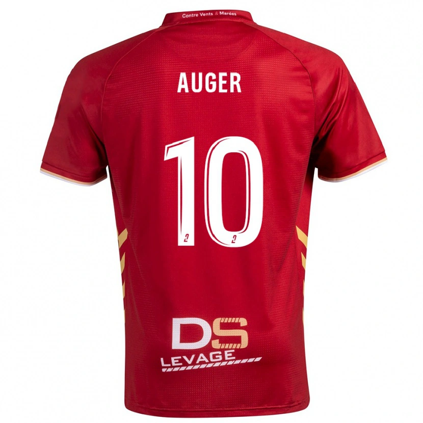 Danxen Kvinder Ibrahim Auger #10 Burgundy Guld Udebane Spillertrøjer 2025/26 Trøje T-Shirt