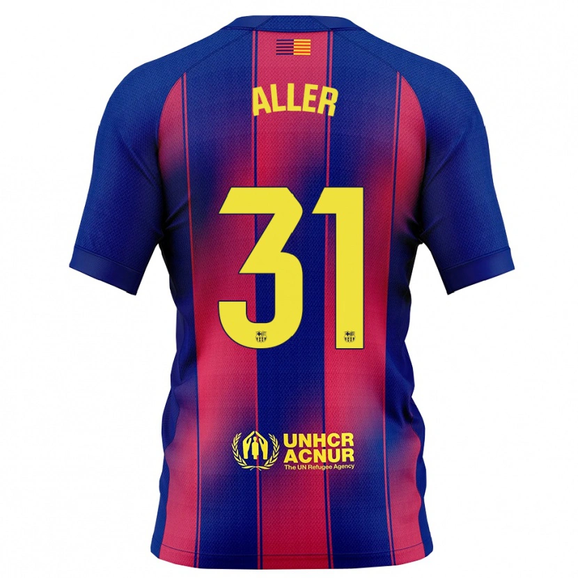 Danxen Børn Eder Aller #31 Blå Rød Hjemmebane Spillertrøjer 2025/26 Trøje T-Shirt