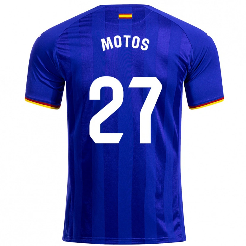 Danxen Børn Israel Motos #27 Blå Rød Gul Hjemmebane Spillertrøjer 2025/26 Trøje T-Shirt