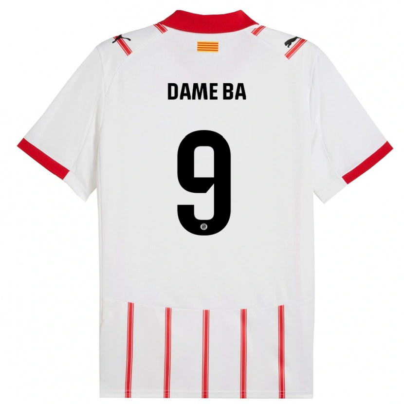 Danxen Børn Papa Dame Ba #9 Hvid Rød Hjemmebane Spillertrøjer 2025/26 Trøje T-Shirt