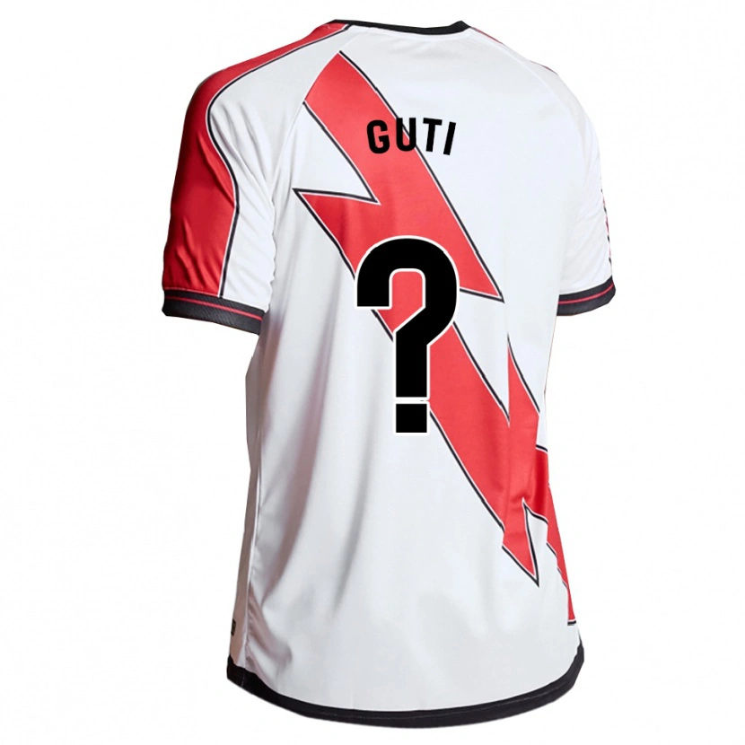 Danxen Børn Ana María Gutiérrez Montero #0 Hvid Rød Hjemmebane Spillertrøjer 2025/26 Trøje T-Shirt