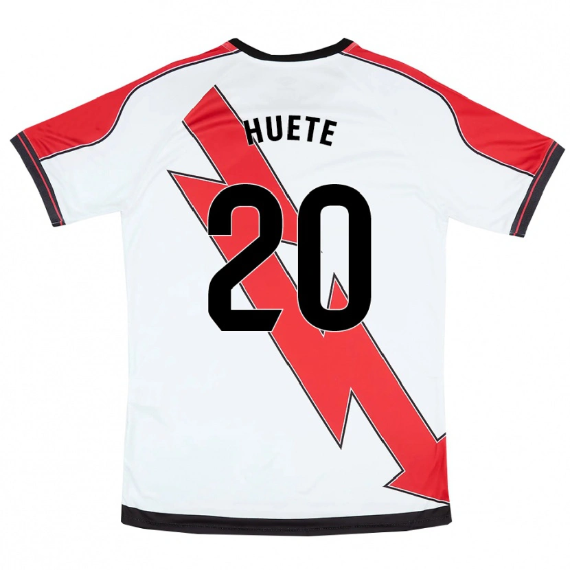 Danxen Børn Gema Velasco Huete #20 Hvid Rød Hjemmebane Spillertrøjer 2025/26 Trøje T-Shirt