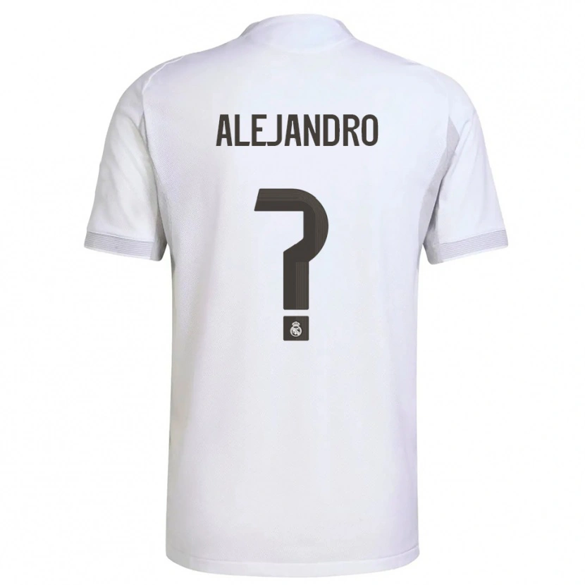 Danxen Børn Alejandro Hernández #0 Hvid Gul Hjemmebane Spillertrøjer 2025/26 Trøje T-Shirt