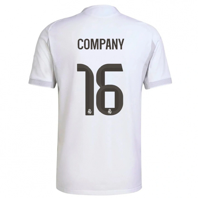 Danxen Børn Marco Company #16 Hvid Gul Hjemmebane Spillertrøjer 2025/26 Trøje T-Shirt