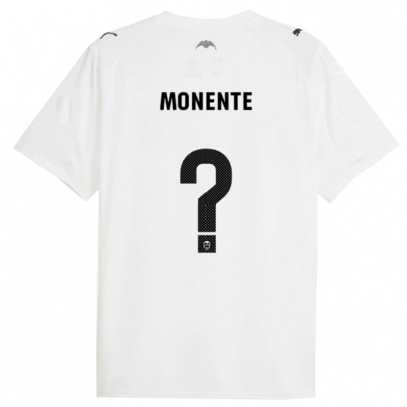 Danxen Børn Leyre Monente Aicua #0 Hvid Sort Hjemmebane Spillertrøjer 2025/26 Trøje T-Shirt
