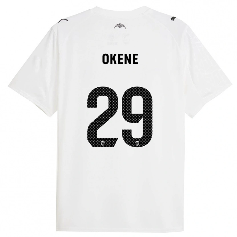 Danxen Børn Andrea Okene #29 Hvid Sort Hjemmebane Spillertrøjer 2025/26 Trøje T-Shirt