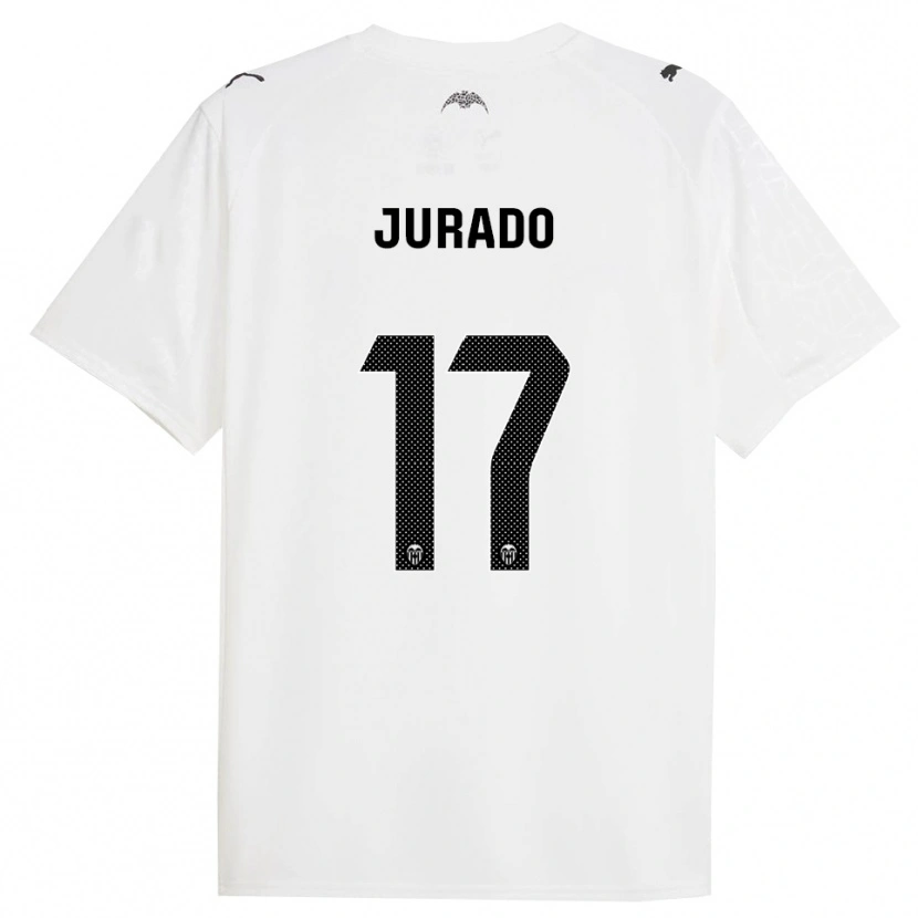 Danxen Børn Marc Jurado #17 Hvid Sort Hjemmebane Spillertrøjer 2025/26 Trøje T-Shirt
