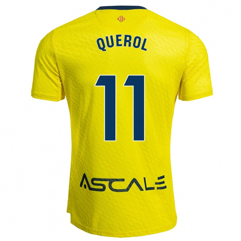 Danxen Børn Marta Querol Gil #11 Gul Navy Hjemmebane Spillertrøjer 2025/26 Trøje T-Shirt