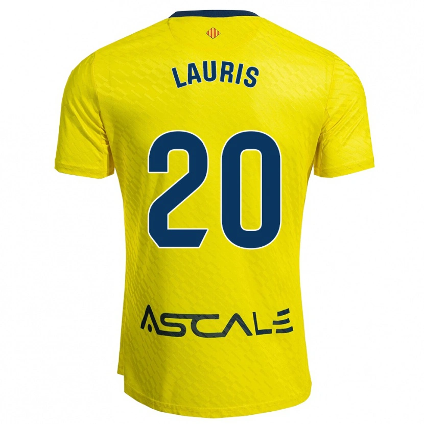Danxen Børn Laura Rodríguez Cuadrado #20 Gul Navy Hjemmebane Spillertrøjer 2025/26 Trøje T-Shirt