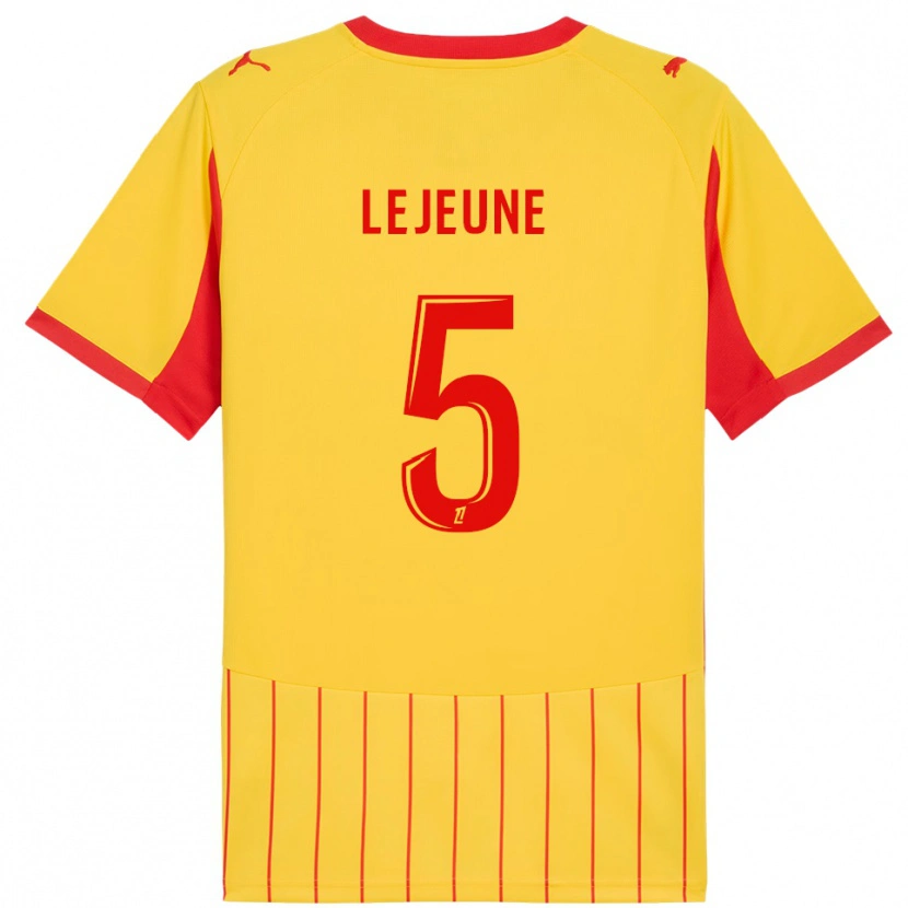 Danxen Børn Romane Lejeune #5 Gul Rød Hjemmebane Spillertrøjer 2025/26 Trøje T-Shirt