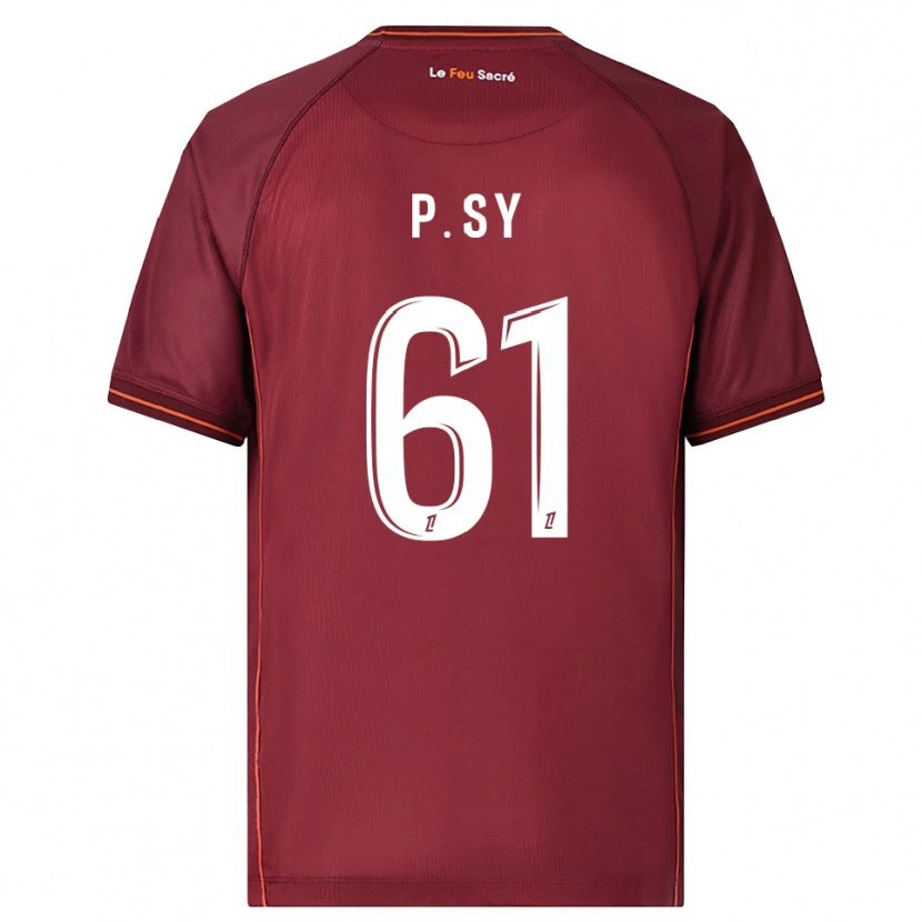Danxen Børn Pape Sy #61 Bordeaux Hvid Hjemmebane Spillertrøjer 2025/26 Trøje T-Shirt