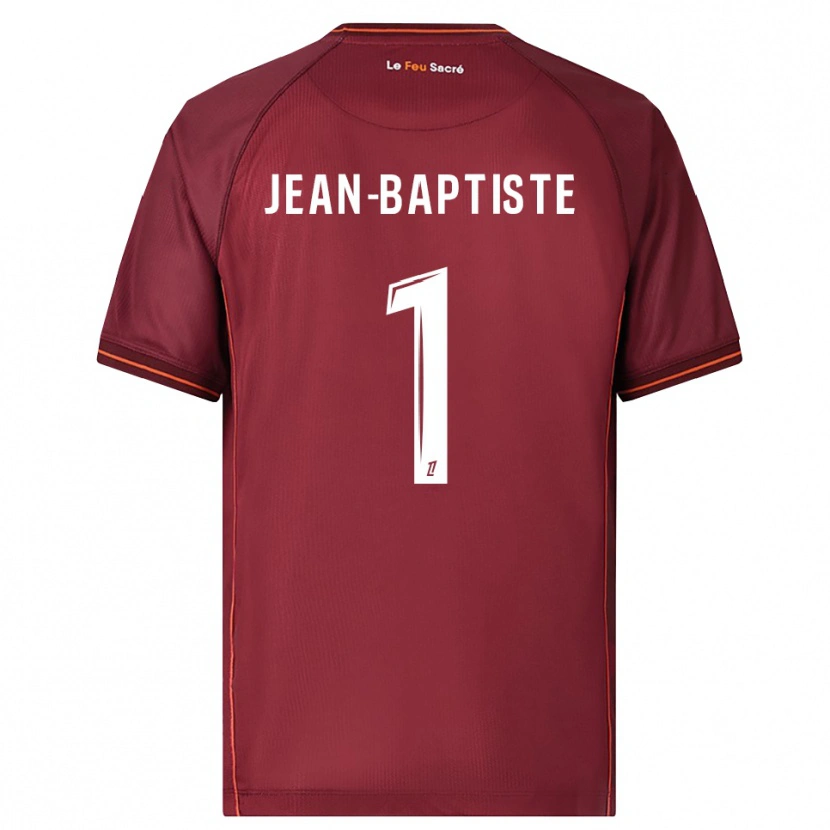 Danxen Børn Romain Jean-Baptiste #1 Bordeaux Hvid Hjemmebane Spillertrøjer 2025/26 Trøje T-Shirt