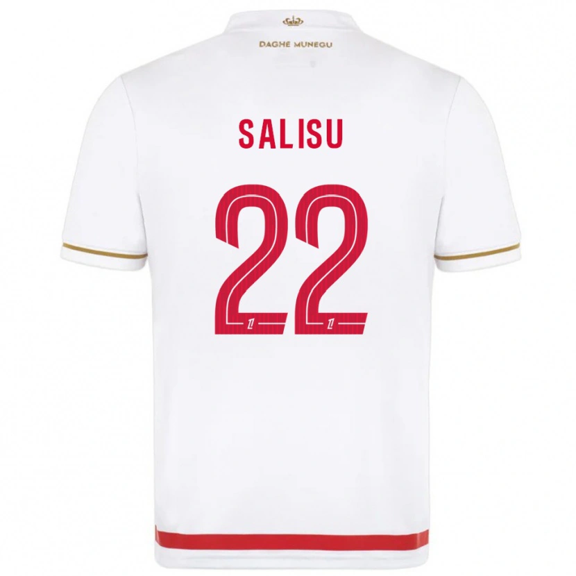 Danxen Børn Mohammed Salisu #22 Rød Hvid Hjemmebane Spillertrøjer 2025/26 Trøje T-Shirt