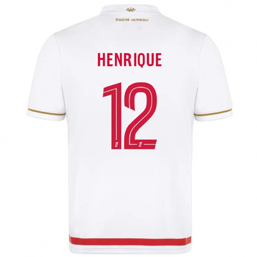 Danxen Børn Caio Henrique #12 Rød Hvid Hjemmebane Spillertrøjer 2025/26 Trøje T-Shirt