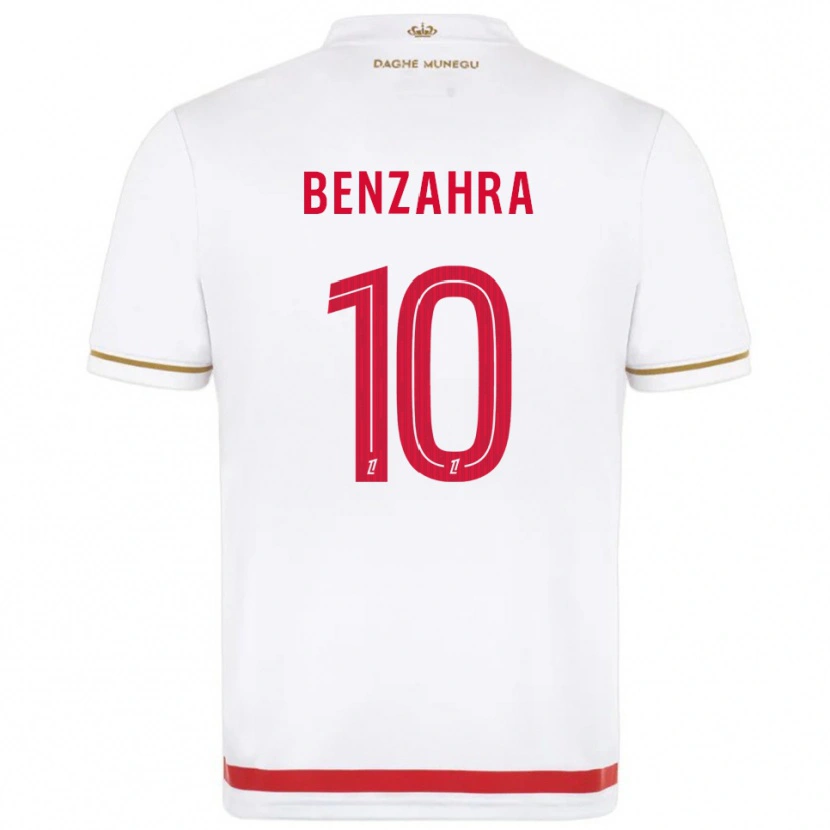 Danxen Børn Safouane Benzahra #10 Rød Hvid Hjemmebane Spillertrøjer 2025/26 Trøje T-Shirt