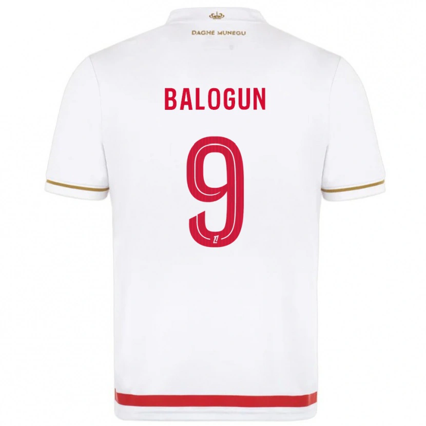 Danxen Børn Folarin Balogun #9 Rød Hvid Hjemmebane Spillertrøjer 2025/26 Trøje T-Shirt