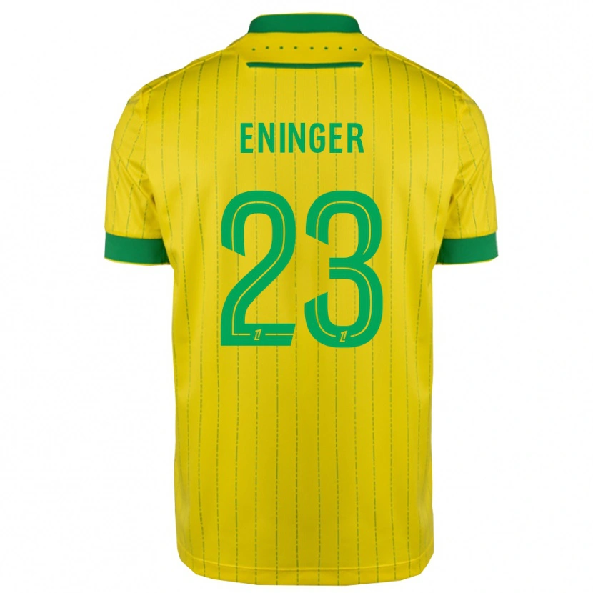 Danxen Børn Thelma Eninger #23 Gul Grøn Hjemmebane Spillertrøjer 2025/26 Trøje T-Shirt