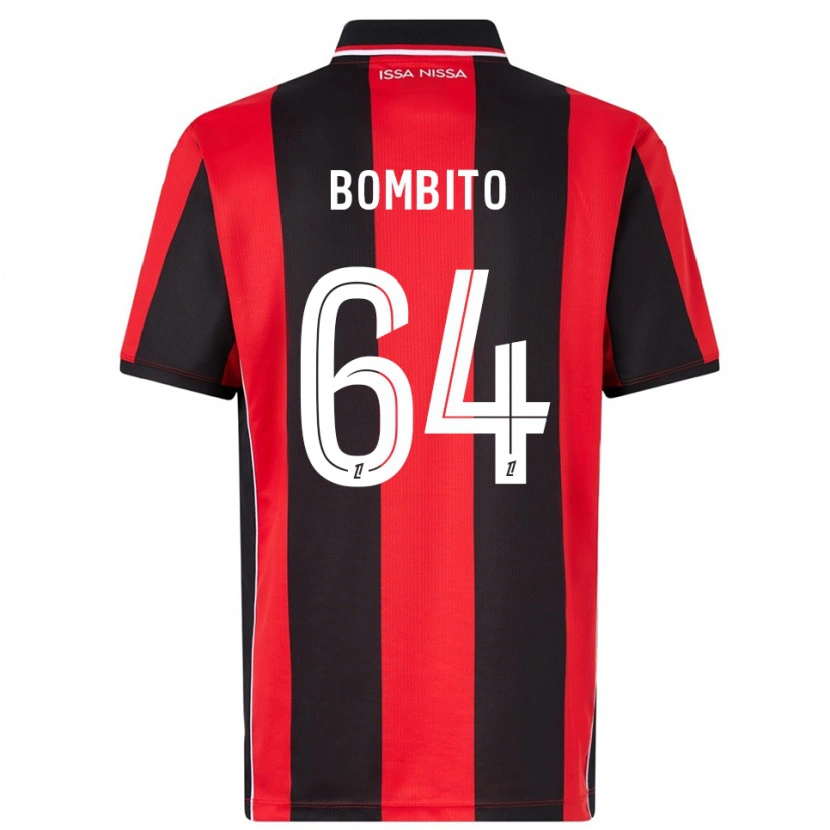 Danxen Børn Moïse Bombito #64 Rød Sort Hjemmebane Spillertrøjer 2025/26 Trøje T-Shirt